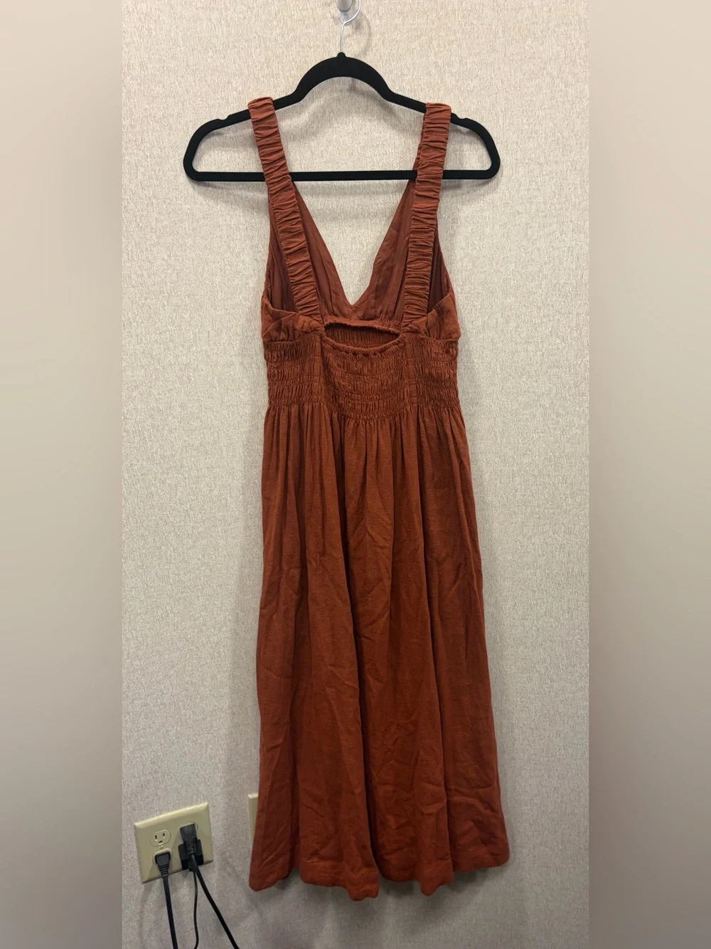 Abercrombie & Fitch Rust Brown Maxi Dress